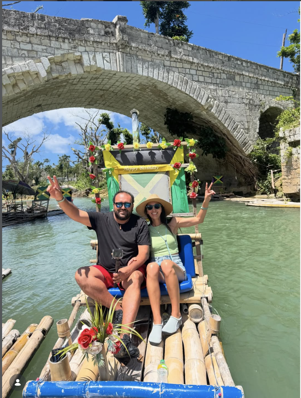 Bamboo rafting on the Martha Brae River